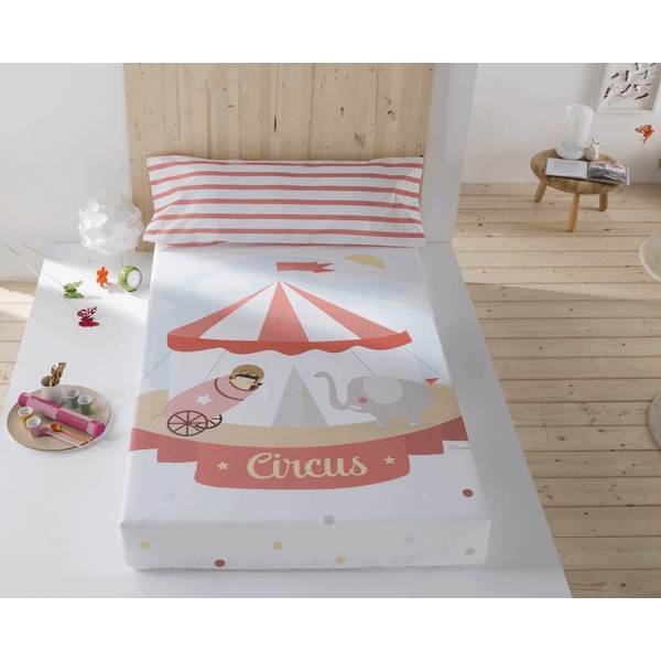 Juego de sábanas Circo Happynois-ROpa de cama nueva colección